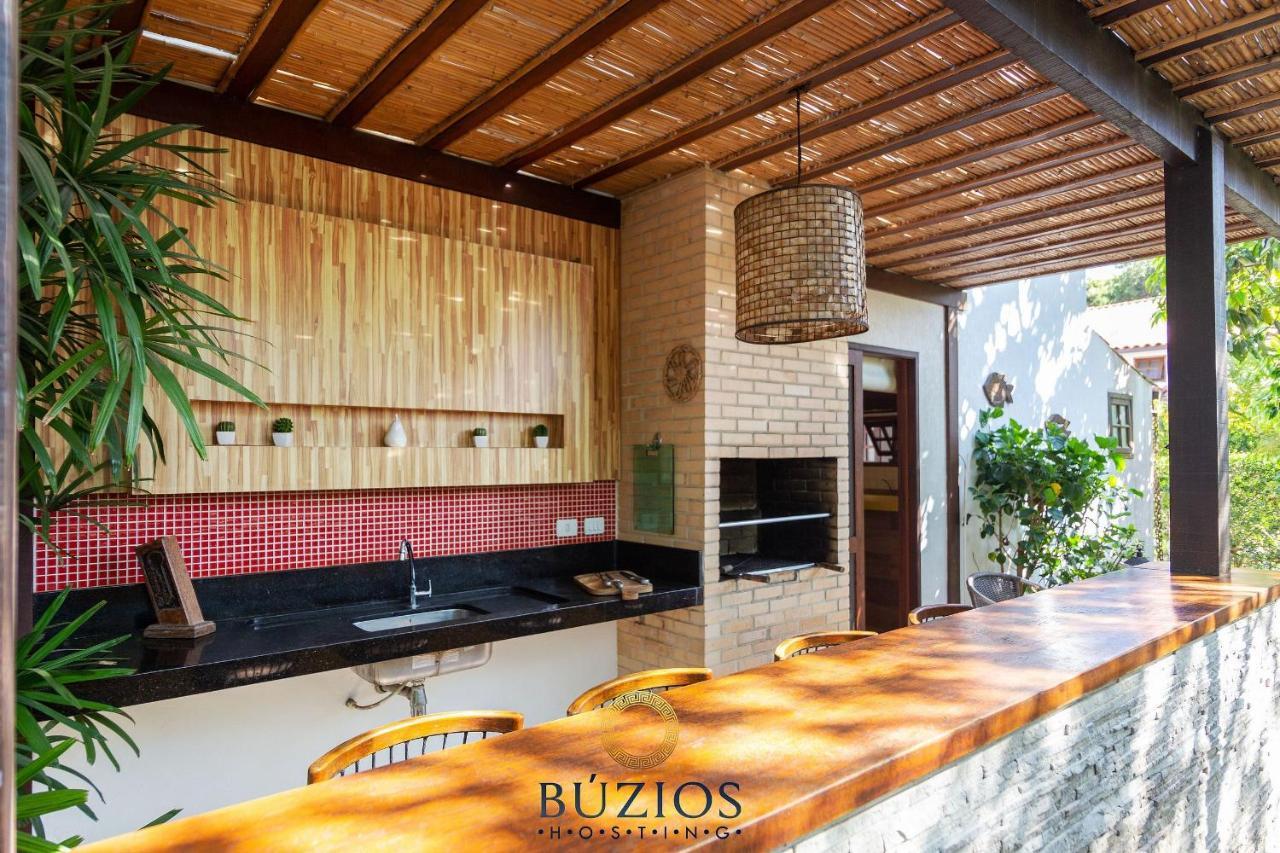 Bz03 Linda Casa 4 Suites E Area Gourmet Privativa Búzios Kültér fotó